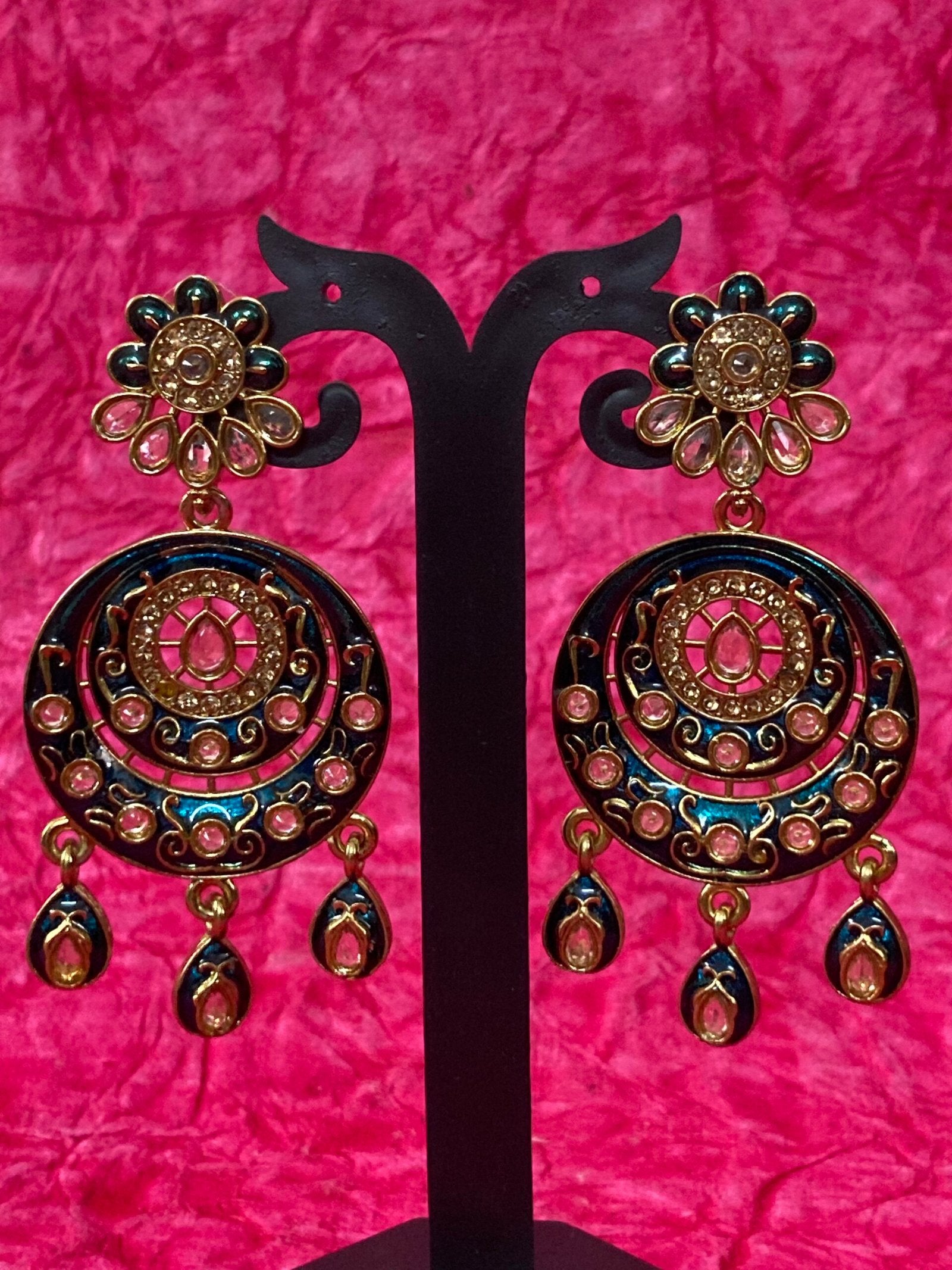 Meenakari Antique Earring