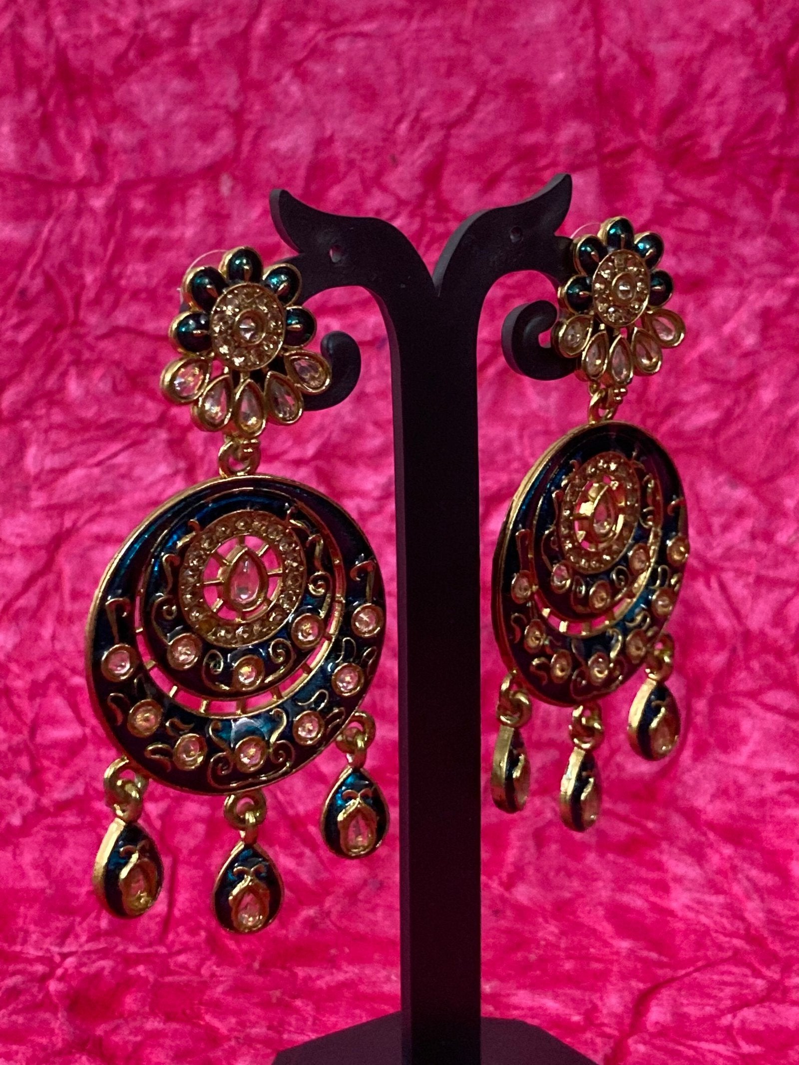 Meenakari Antique Earring