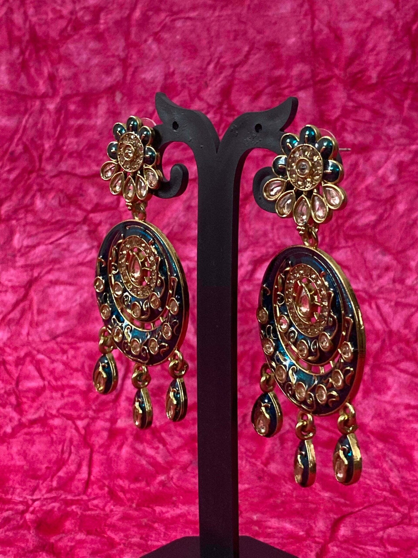 Meenakari Antique Earring